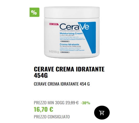 CERAVE CREMA IDRATANTE 454 G